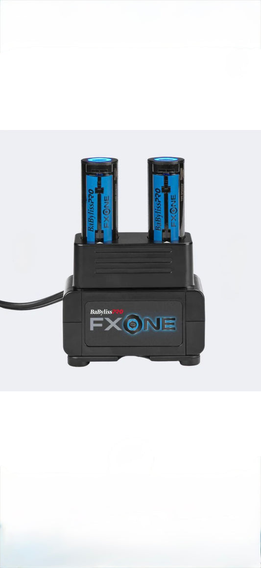 BabylissPro FxOne Dual Battery Charging Base + Batteries Bundle (FXC2BPPK)
