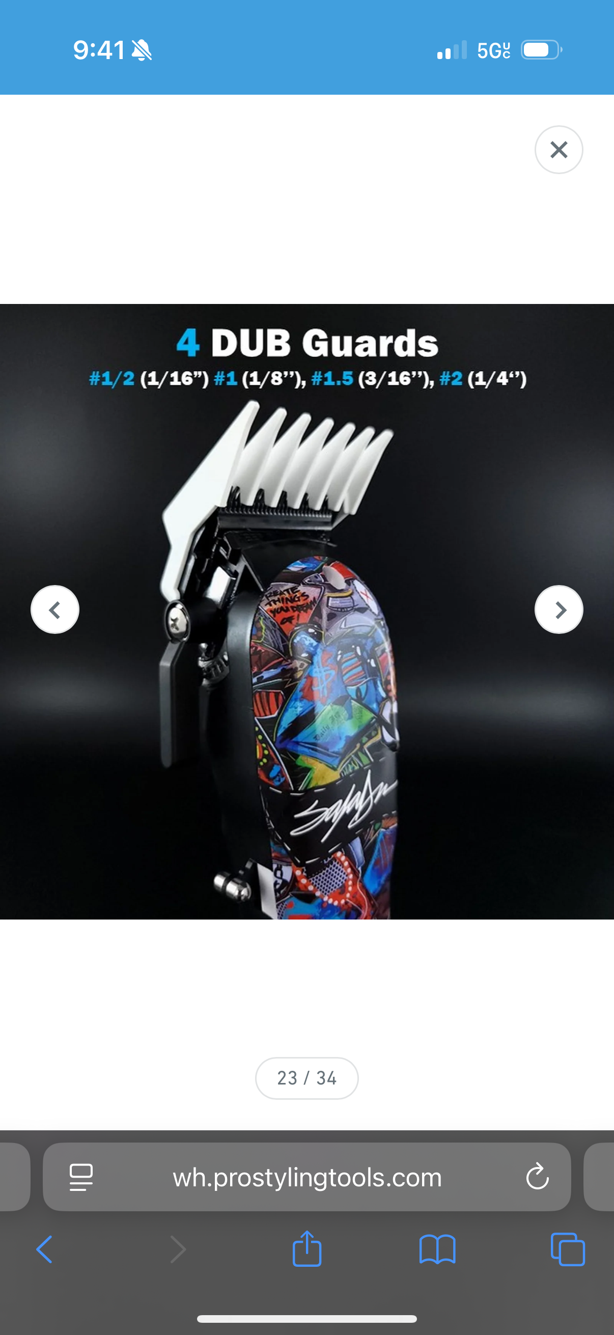 StyleCraft Rebel Super-Torque Modular Cordless Clipper w/ Echo Blade - King Saladeen Limited Edition
