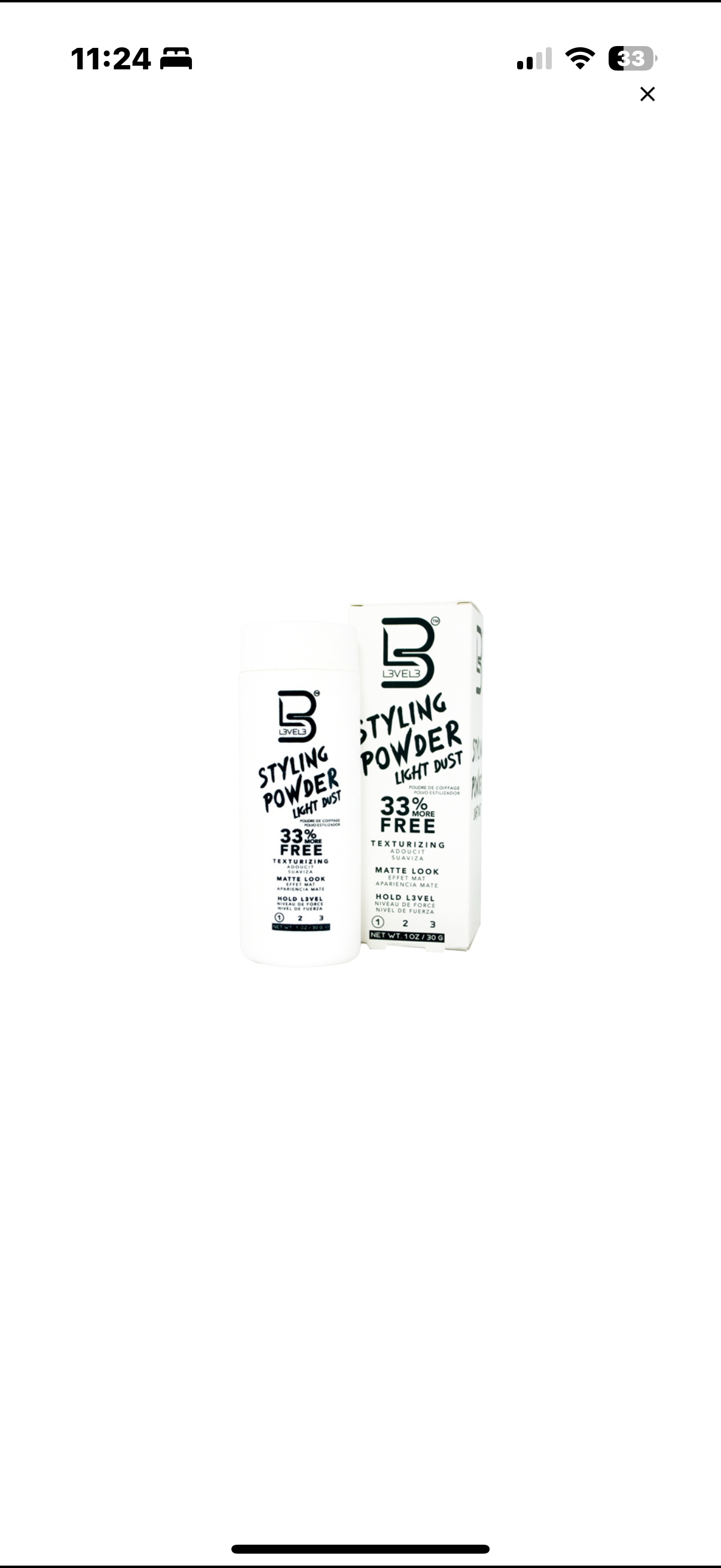 L3vel3 Styling Powder White