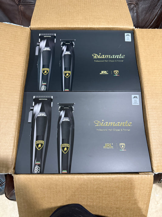 JRL Professional X Lamborghini Diamante Cordless Clipper and Trimmer Combo