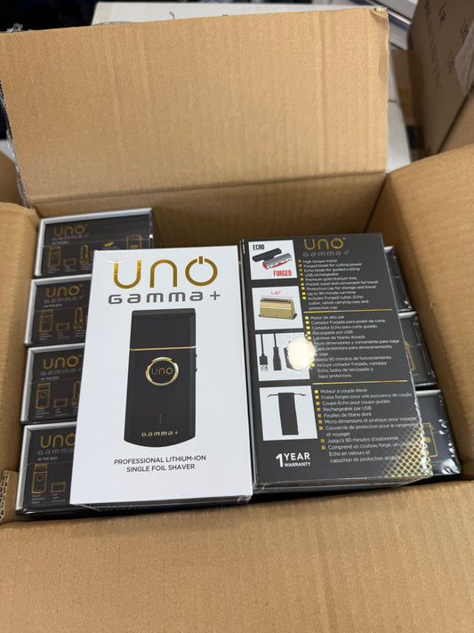 Gamma+ Uno Single Foil Shaver Black (GPUNOSFS)