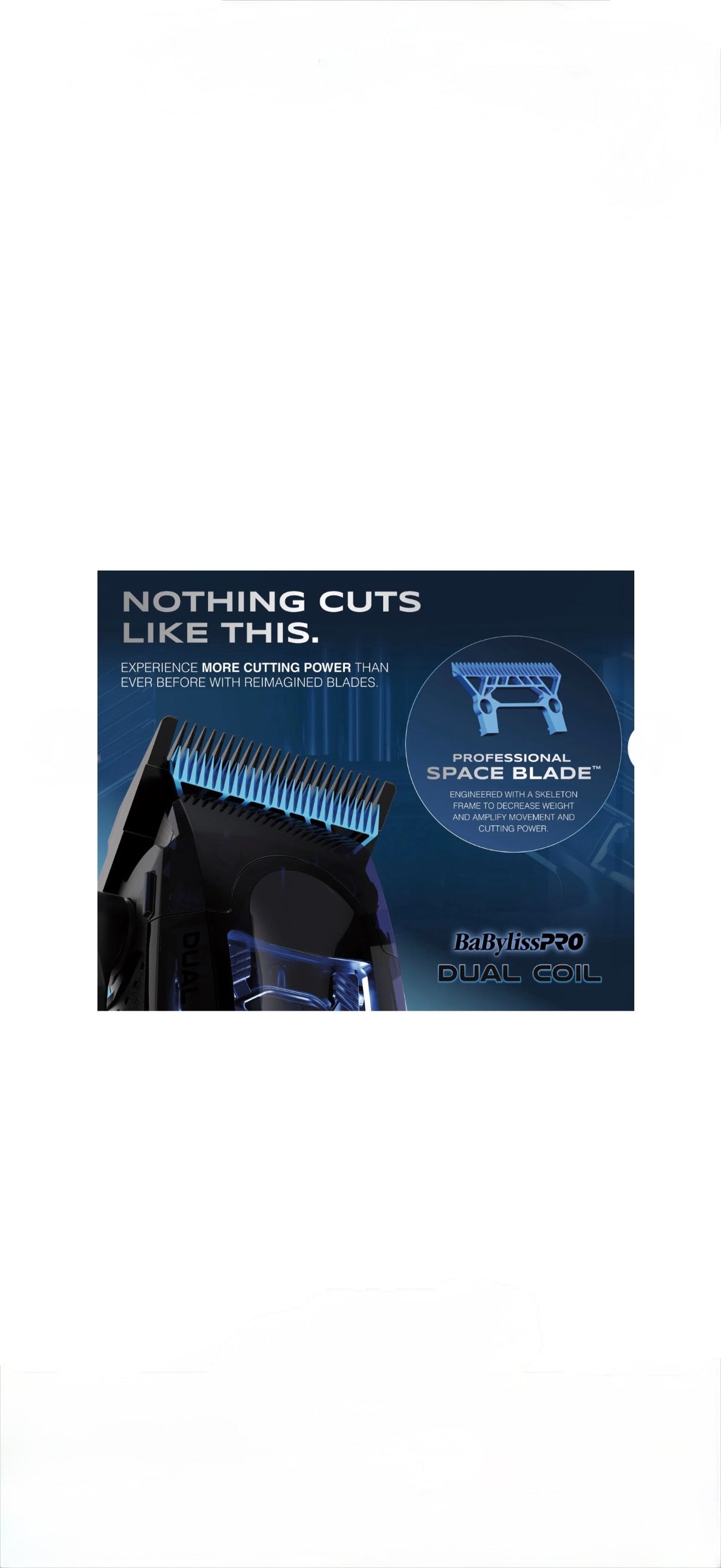 BabylissPro High Performance Dual-Coil Motor Cordless Clipper (FX95C)