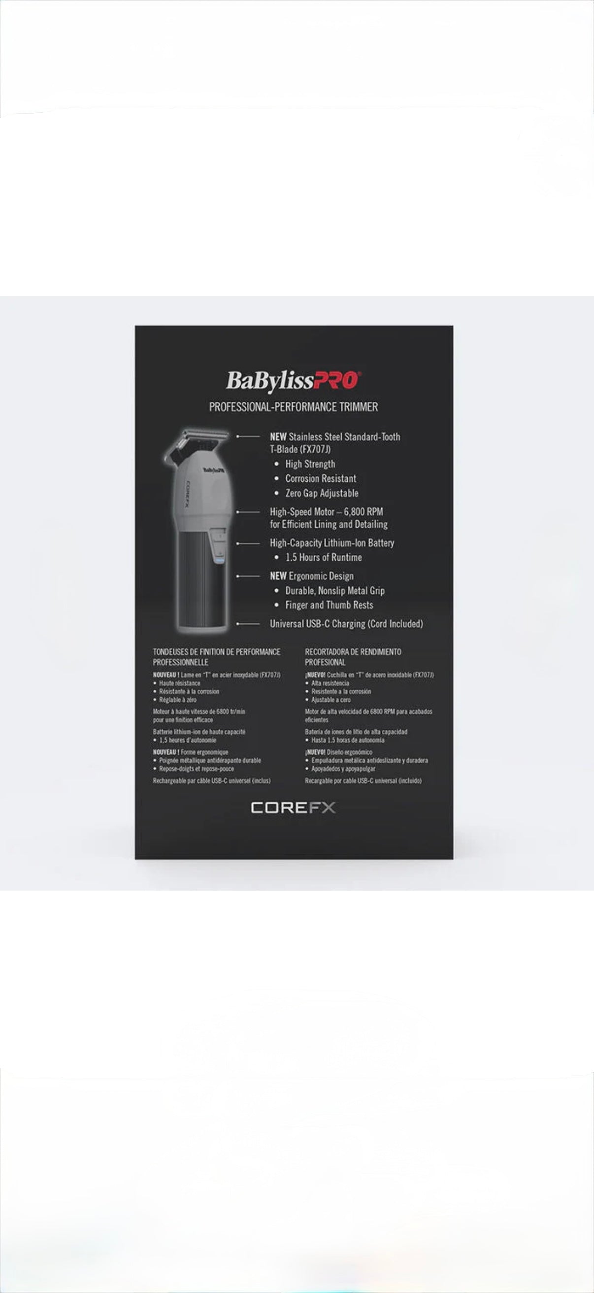 BabylissPRO Core Fx Trimmer (Fx76)