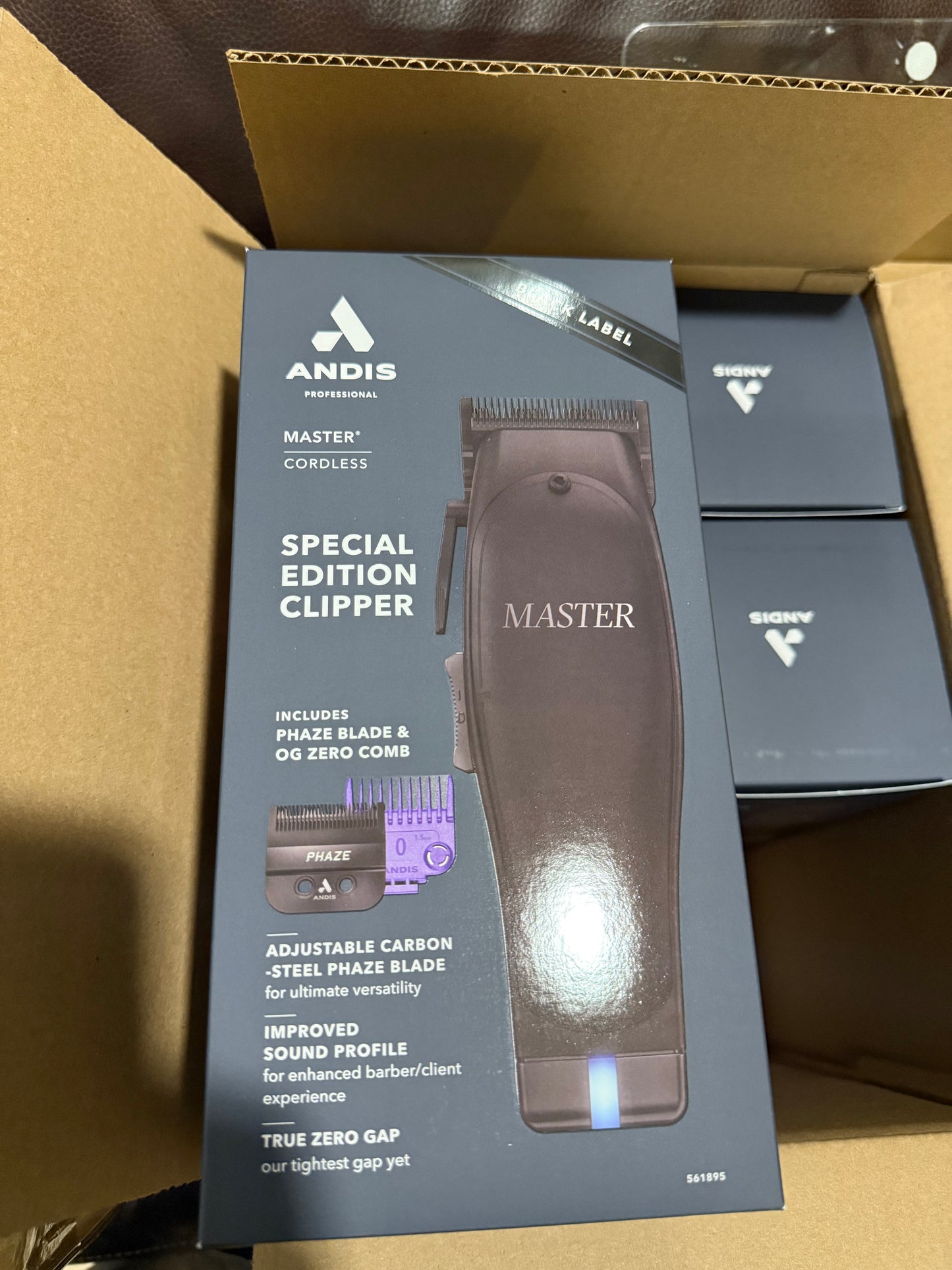 Andis Masters Cordless Black