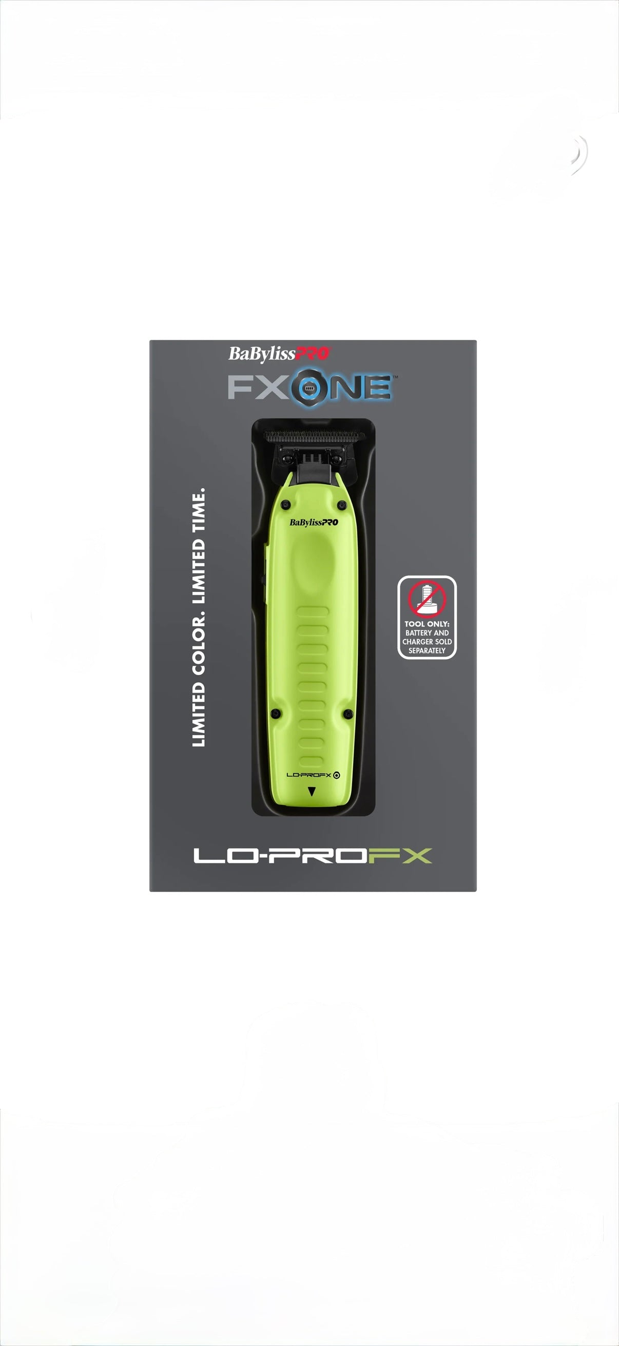 Babyliss Lo Pro FxOne Trimmer Neon TOOL ONLY (FX729NYLT)