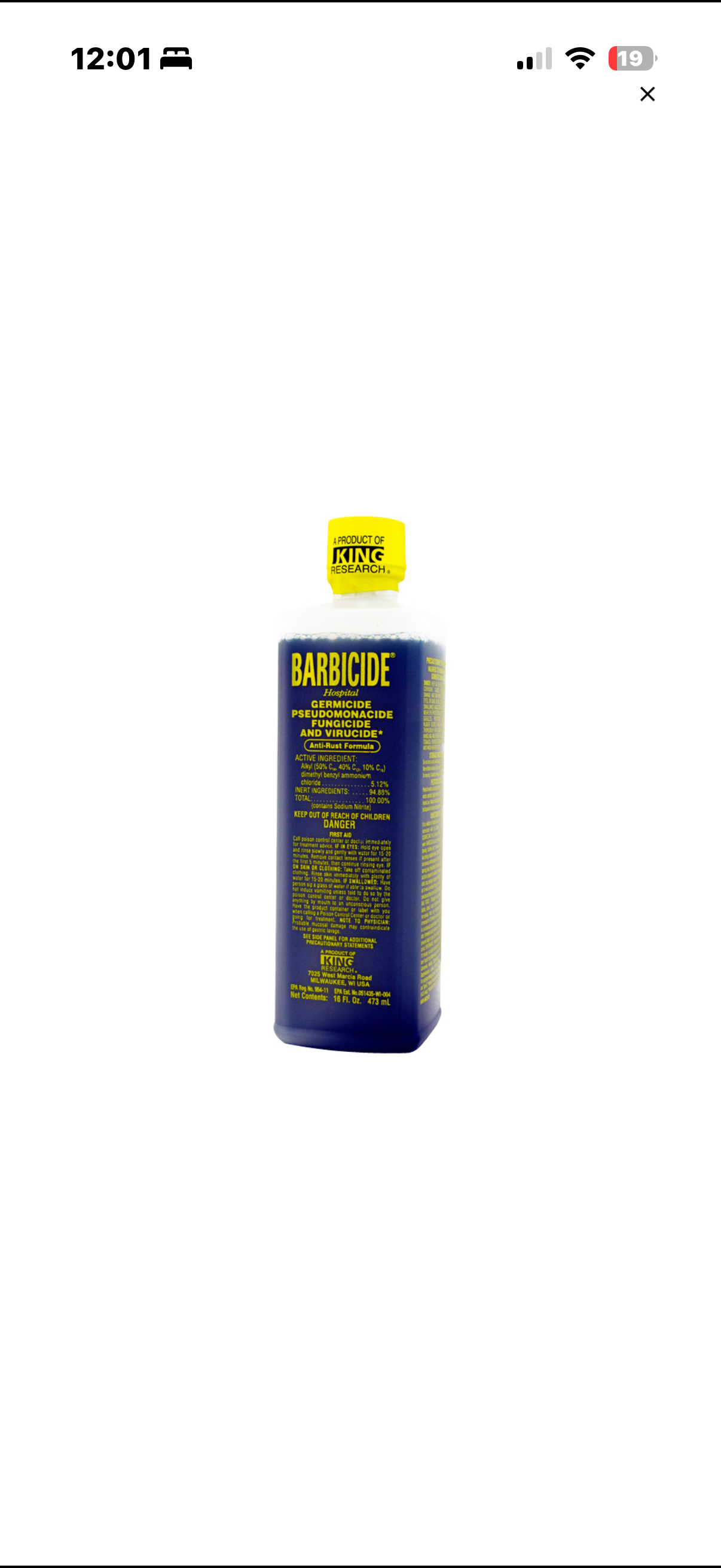 BARBICIDE 16 OZ #51610