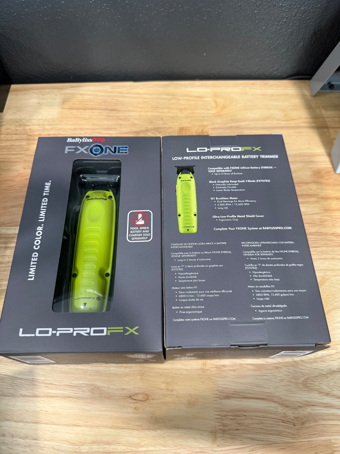 Babyliss Lo Pro FxOne Trimmer Neon TOOL ONLY (FX729NYLT)