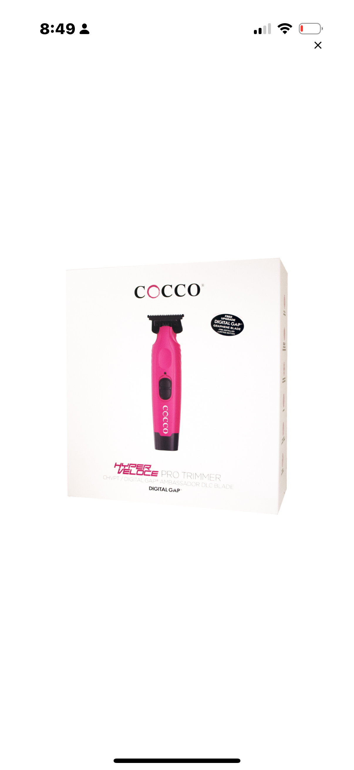 Cocco Hyper Veloce Pro Trimmer Pink