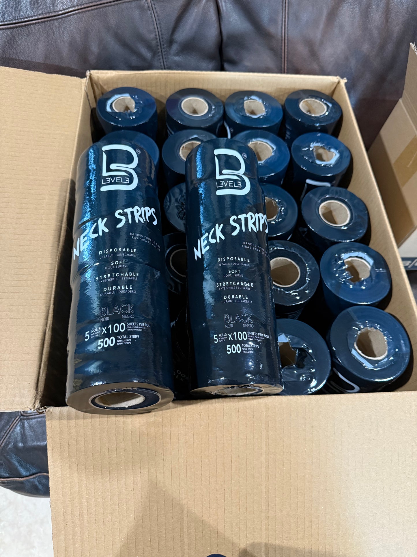 L3VEL3 Neck Strips 500ct