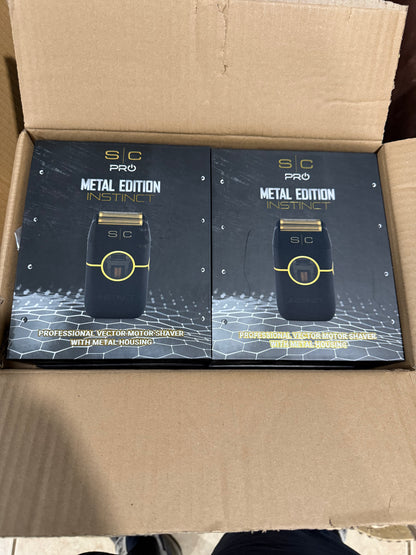 StyleCraft Instinct Metal Double Shaver Black